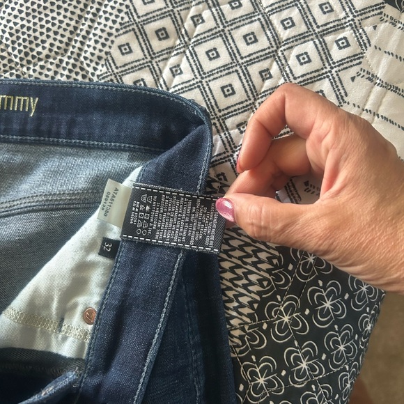 ✅Like NWOT 7 For All Mankind Straight Blue Jeans Classic Fit size 32, MENS - Picture 7 of 12